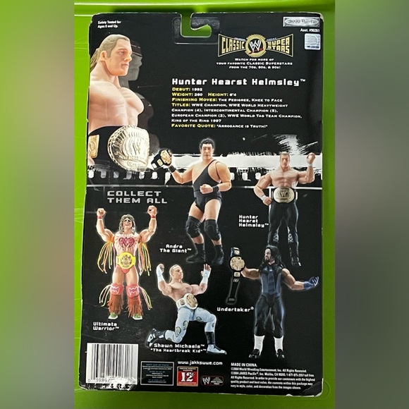 WWE Jakks Classic Superstars Collector Series 1 Hunter Hearst Helmsley Triple H - Picture 9 of 10